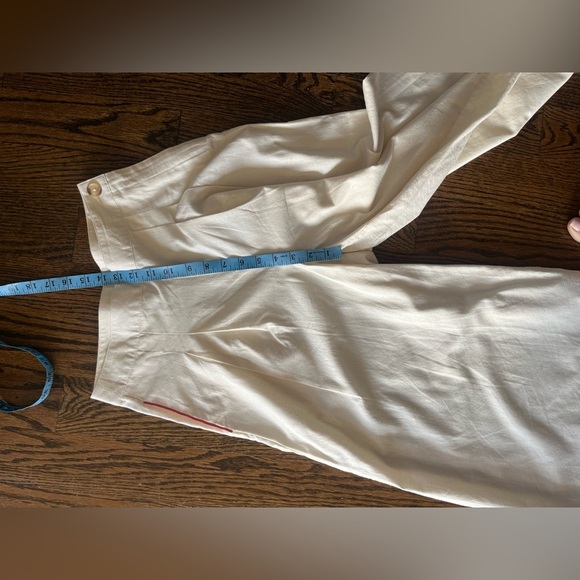 Wear a smile too women’s wide high rise pants ivory size XS - Picture 4 of 7